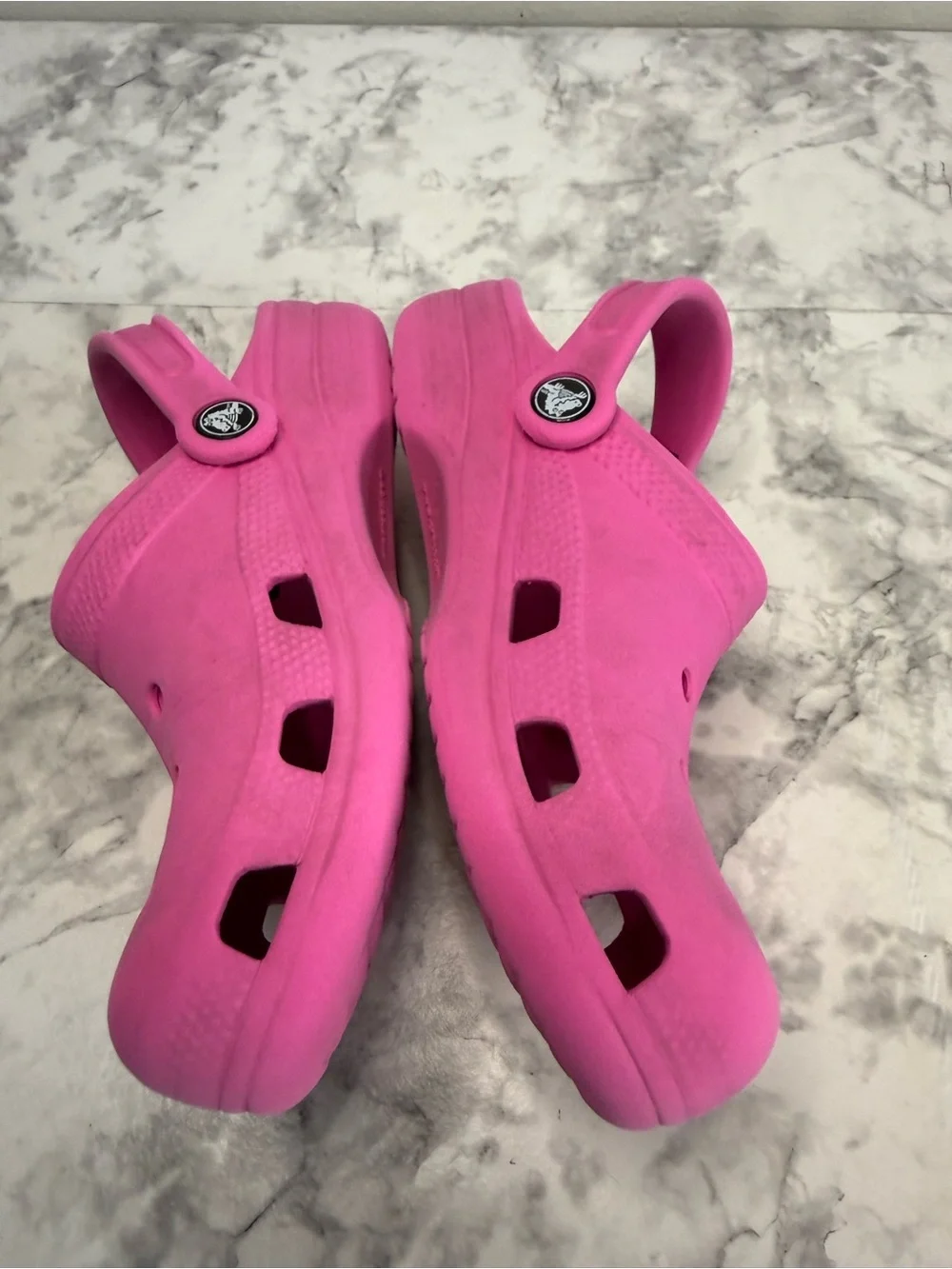 Crocs Kids Classic Pink Clogs/Sandals Size Junior 3